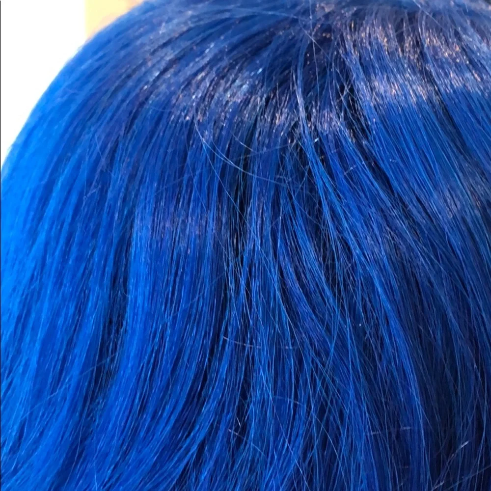 Blue Costume Wig